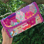 ヘキサゴン布財布