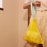 メッシュのPOP巾着_yellow