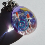 雲レジン☆日常☆恋の滝登り☆空たまご2☆オススメの紐ペンダント