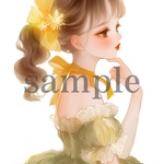 オリジナル人物ステッカー♡No.502