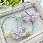 ♡夏♡マーメイド♡うるつやビーズボールゴム♡ 子供　ヘアゴム　キッズ　ビーズ　キラキラ　女の子　ヘアアクセ　ヘアアクセサリー　髪ゴム　ツインテール　二つ結び　海　プリンセス