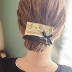 Frill バレッタ  “yellow ”