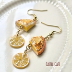 夏だ！！爽やかなレモンパイのピアス 選べる金具