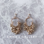 大人かわいい　金属アレルギー対応 樹脂フックピアス  樹脂ピアス　