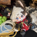20cmぬいぐるみ服 着せ替えぬいぐるみ カード魔術セット 魔術帽子付き ぬい服 格好いい かわいい おしゃれ 魔術師 魔法 幻想 アニメ トランプ カードゲーム