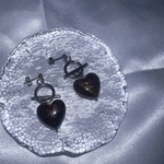 Heart mantel silver pierce