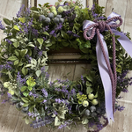 グリーンとラベンダーアーティフィシャルリース