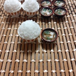 大盛りご飯とお味噌汁☆ミニチュアフード 