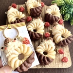 KUMAアイスのせチョコドーナツキーリング🧸🍩