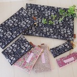 ＊H様オーダー品＊フラット・仕切りつきカード・リップポーチ