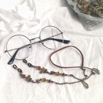 琥珀色とねこさんレトロマスクストラップ・グラスコード　Mindy