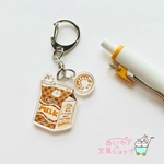 アクリルキーホルダー　Coffee MILKパック