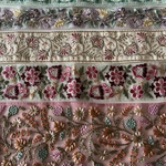 インド刺繍リボンの端切れ　30cm