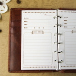 【品番：M6-27】ミニ6サイズ / 読書ログリフィル：システム手帳リフィル