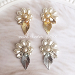 パールフラワーピアス/イヤリング⋆送料込