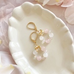 永遠を願う♡ムーン×ローズのリースピアスorイヤリング