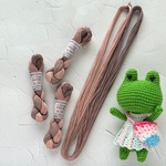 【SALE】⭐ レース糸 #40(太)『ナッツ＆チョコ』(ｸﾞﾗﾃﾞｰｼｮﾝ) Col.1387 (約50ｍ)⭐ タティングレース