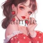 オリジナル人物ステッカー♡No.287