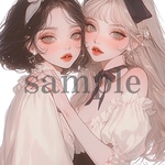 オリジナル人物ステッカー♡No.590