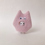 くすみピンク もこもこモンスター シルバニア みつごの赤ちゃん 着ぐるみ 服