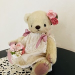Handmade Teddybear “bridesmaid”
