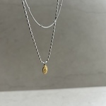 286. サージカルステンレス製 小さなメダイのネックレス 重ね付け　チャーム
