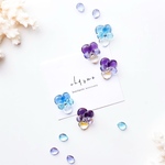 violeta           viola ビオラ ブルー パープル プレゼント プチギフト 可愛い 個性的 透明感 透明 クリア ギフト ラッピング 母の日 ナチュラル 誕生日 成人式 ギフト