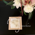 和の花　リングピロー  白無垢