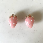 Pink Strawberry Pendant Tops