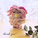 アマビエ様　癒しにどうですか？　♡あみぐるみ　耳あり