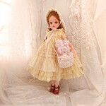 オーダー＊22cm＊アンゴラうさぎとお散歩なドレスセット＊butter yellow＊リカちゃん ブライス