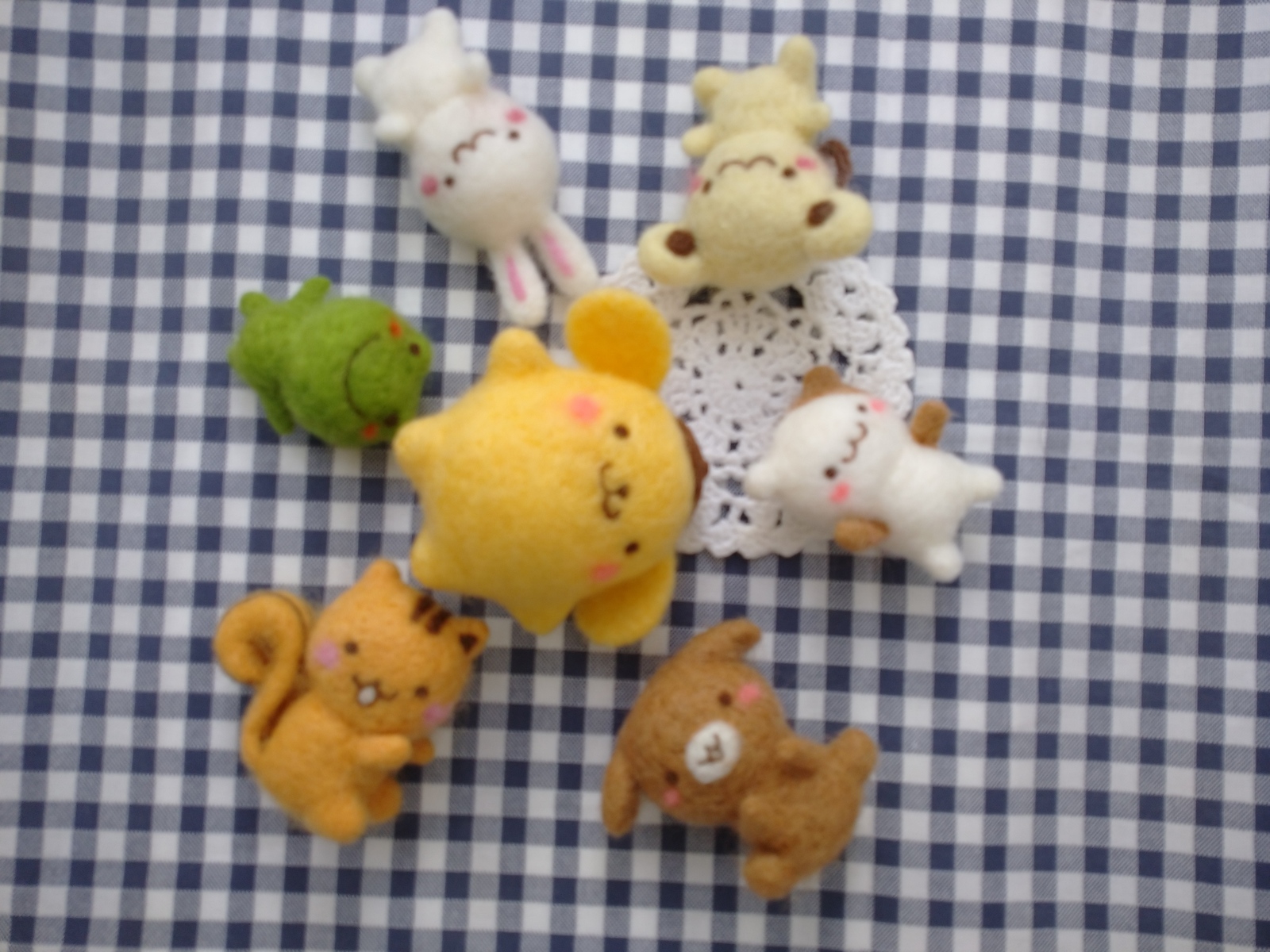 展示用]🐰✨ハンドメイド🌹羊毛フェルト🌹マロンクリームちゃんの