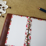 【品番：M6-32】ミニ6サイズ / 珈琲イラストリフィル：システム手帳リフィル