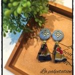 デニムのエスニックピアス