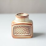 デンマーク製 SOHOLM 小ぶりな花瓶 Einar Johansen ホワイト 北欧雑貨 花器 スーホルム 一輪挿し フラワーベース アンティーク_ig4040