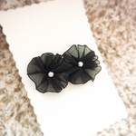 大人可愛いお花ピアス