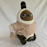 ラボット用　甚平　ミルキーピンク　無地