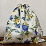 ◯旅のおともに◯お花のランドリーバッグB
