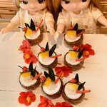 【再販】丸ごとココナッツミルク🥥(タピオカ入り、ハイビスカス🌺付き)