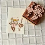 『ほんのきもちです』変身シリーズ・ひつじ　消しゴムはんこ【再販3】