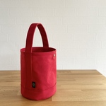 《受注製作》"bucket bag"  red × red