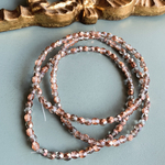 【1連50コセット】JIRI＊IVANA#czech beads#チェコビーズ　FP4㍉ crystal capri