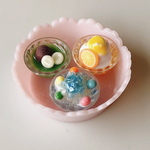ミニチュア スイーツ 夏 ひんやり スイーツ セット 【 ソフトクリーム かき氷 抹茶ゼリー 】