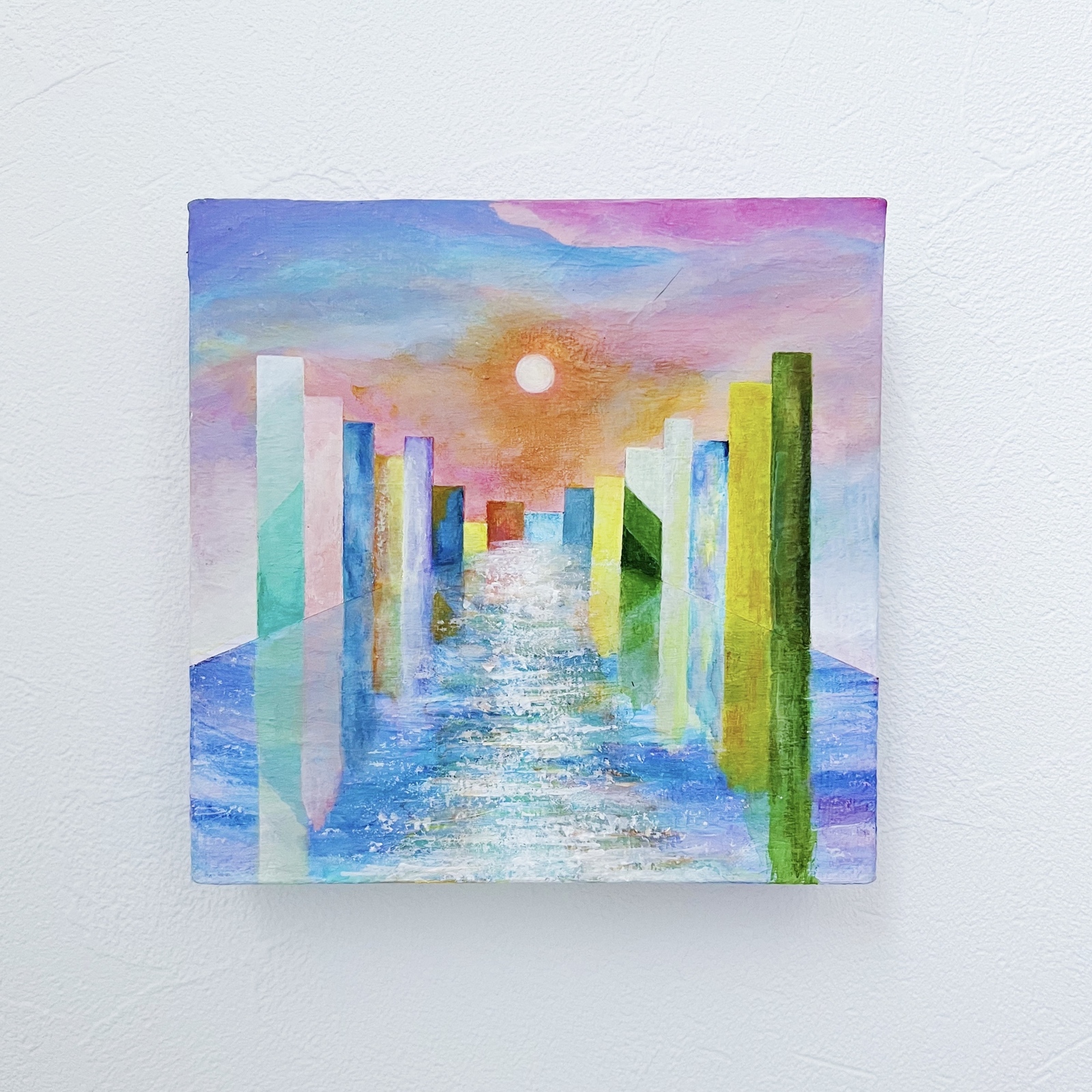 ico　2点まとめ　アクリル画　原画 原画『島猫』アクリル画 - uiwk | minne byGMOペパボ 国内最大級
