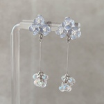 【受注制作】花のなみだ～あじさい～　ピアス・イヤリング