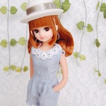 【LAMUNE's Ladies】ベイビーブルーのロンパース