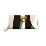 【annyanko44様専用】3ファスナーポケット/ 家計やりくり財布/シンプルウェーブ