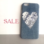 〔特別SALE:13〕大人かわいい iPhone6・6sケース（ペイズリー、ハート）