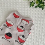 【再販】◆送料無料◆犬服 くろすけくんごはん☆シンプルタンクトップ♡