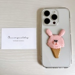 iPhoneケース　ハンドメイド　アイスクリーム　うさぎちゃん